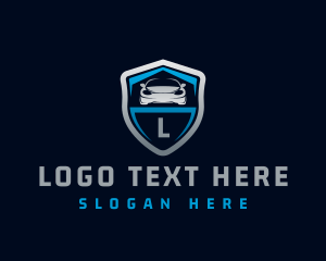 Sports Car Shield Vehicle logo