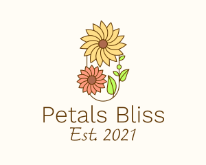 Spring Flower Garden  logo design