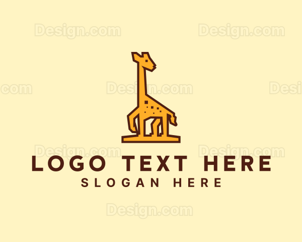 Tall Yellow Giraffe Logo