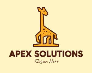 Tall Yellow Giraffe logo design