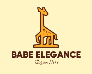 Tall Yellow Giraffe logo design