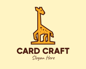 Tall Yellow Giraffe logo design