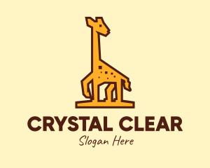 Tall Yellow Giraffe logo design