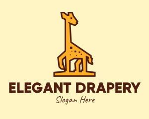 Tall Yellow Giraffe logo design