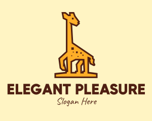 Tall Yellow Giraffe logo design