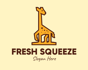 Tall Yellow Giraffe logo design