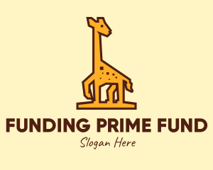 Tall Yellow Giraffe logo design