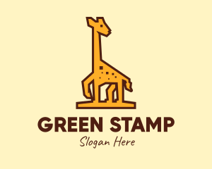 Tall Yellow Giraffe logo design