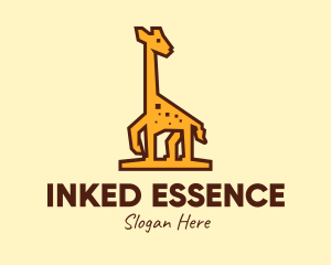 Tall Yellow Giraffe logo design