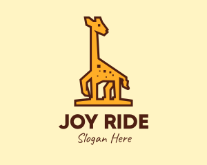 Tall Yellow Giraffe logo design