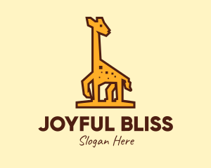 Tall Yellow Giraffe logo design