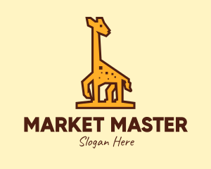 Tall Yellow Giraffe logo design