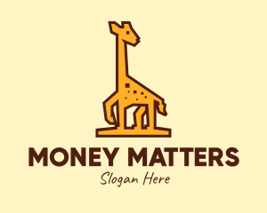 Tall Yellow Giraffe logo design