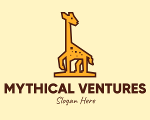 Tall Yellow Giraffe logo design