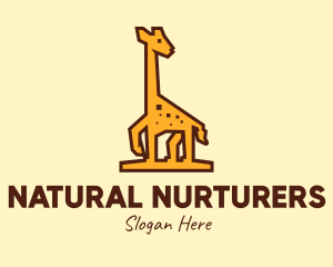 Tall Yellow Giraffe logo design