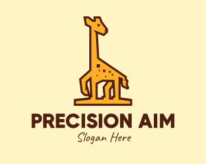 Tall Yellow Giraffe logo design