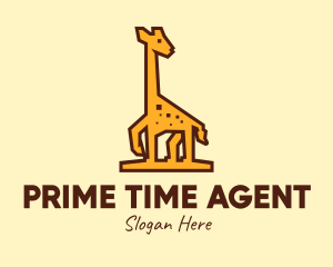 Tall Yellow Giraffe logo design