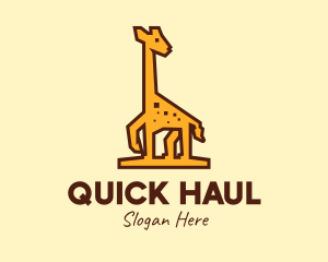 Tall Yellow Giraffe logo design