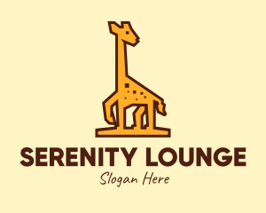 Tall Yellow Giraffe logo design