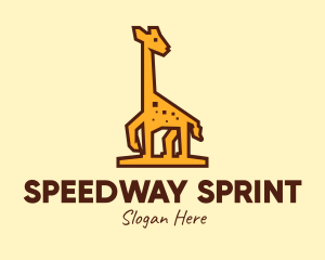 Tall Yellow Giraffe logo design