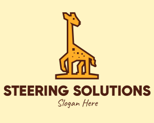 Tall Yellow Giraffe logo design