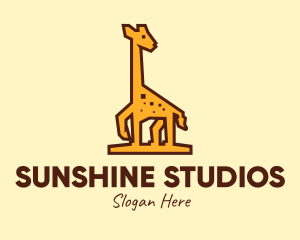 Tall Yellow Giraffe logo design