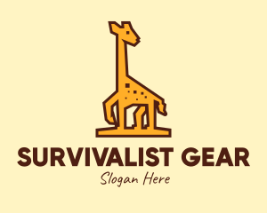 Tall Yellow Giraffe logo design