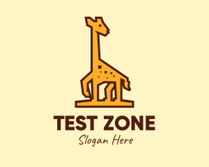 Tall Yellow Giraffe logo design