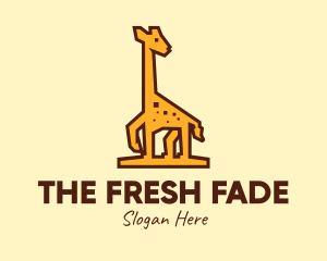 Tall Yellow Giraffe logo design