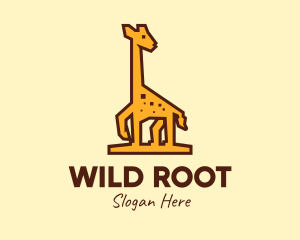 Tall Yellow Giraffe logo design