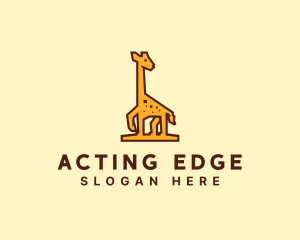 Tall Yellow Giraffe logo design