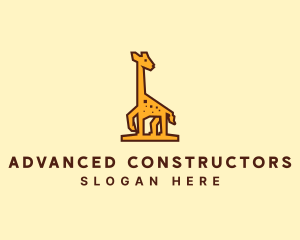 Tall Yellow Giraffe logo design