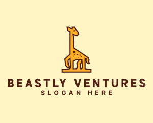 Tall Yellow Giraffe logo design