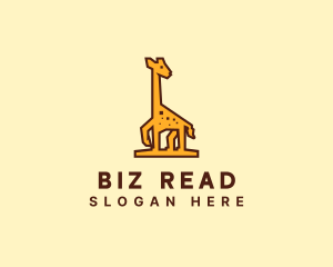 Tall Yellow Giraffe logo design