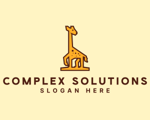 Tall Yellow Giraffe logo design