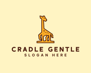 Tall Yellow Giraffe logo design