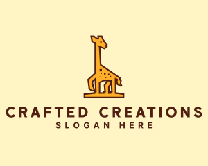 Tall Yellow Giraffe logo design