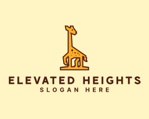 Tall Yellow Giraffe logo design