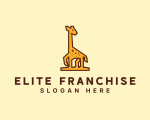 Tall Yellow Giraffe logo design