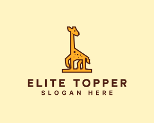 Tall Yellow Giraffe logo design