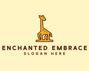 Tall Yellow Giraffe logo design