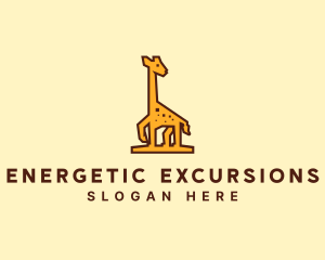 Tall Yellow Giraffe logo design