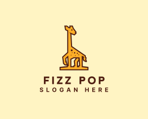 Tall Yellow Giraffe logo design