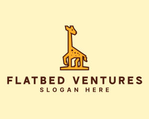 Tall Yellow Giraffe logo design