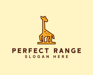 Tall Yellow Giraffe logo design