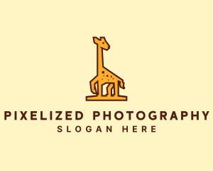 Tall Yellow Giraffe logo design