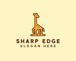 Tall Yellow Giraffe logo design