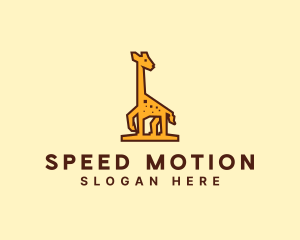 Tall Yellow Giraffe logo design