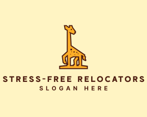 Tall Yellow Giraffe logo design