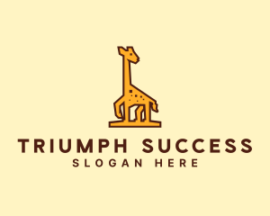 Tall Yellow Giraffe logo design